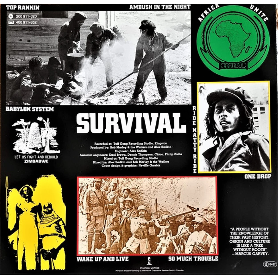 Bob Marley & The Wailers - Survival