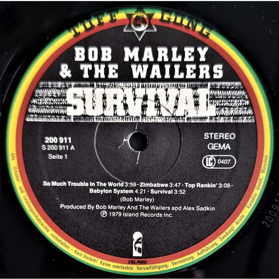 Bob Marley & The Wailers - Survival