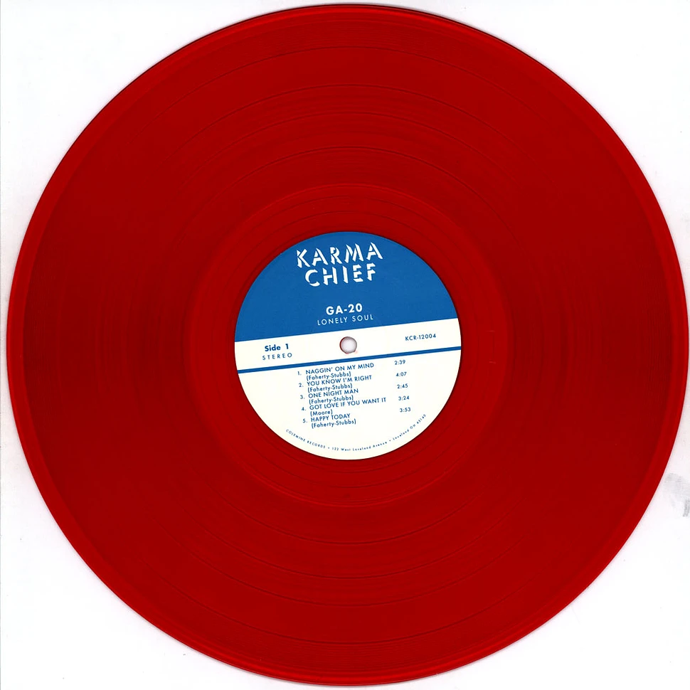 GA-20 - Lonely Soul HHV EU Exclusive Red Vinyl Edition