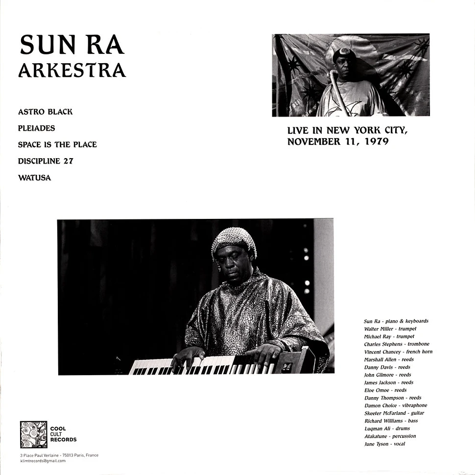 Sun Ra Arkestra - New York City Live November 11 1979