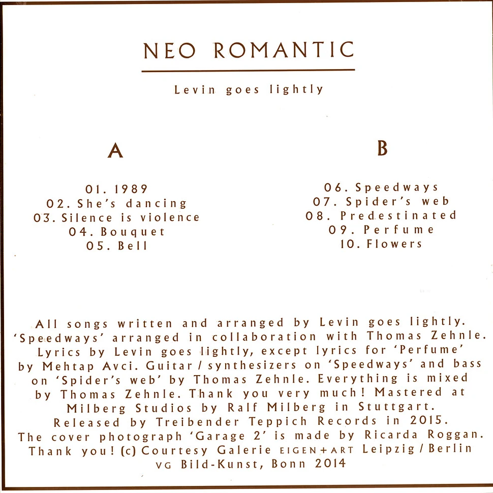 Levin Goes Lightly - Neo Romantic