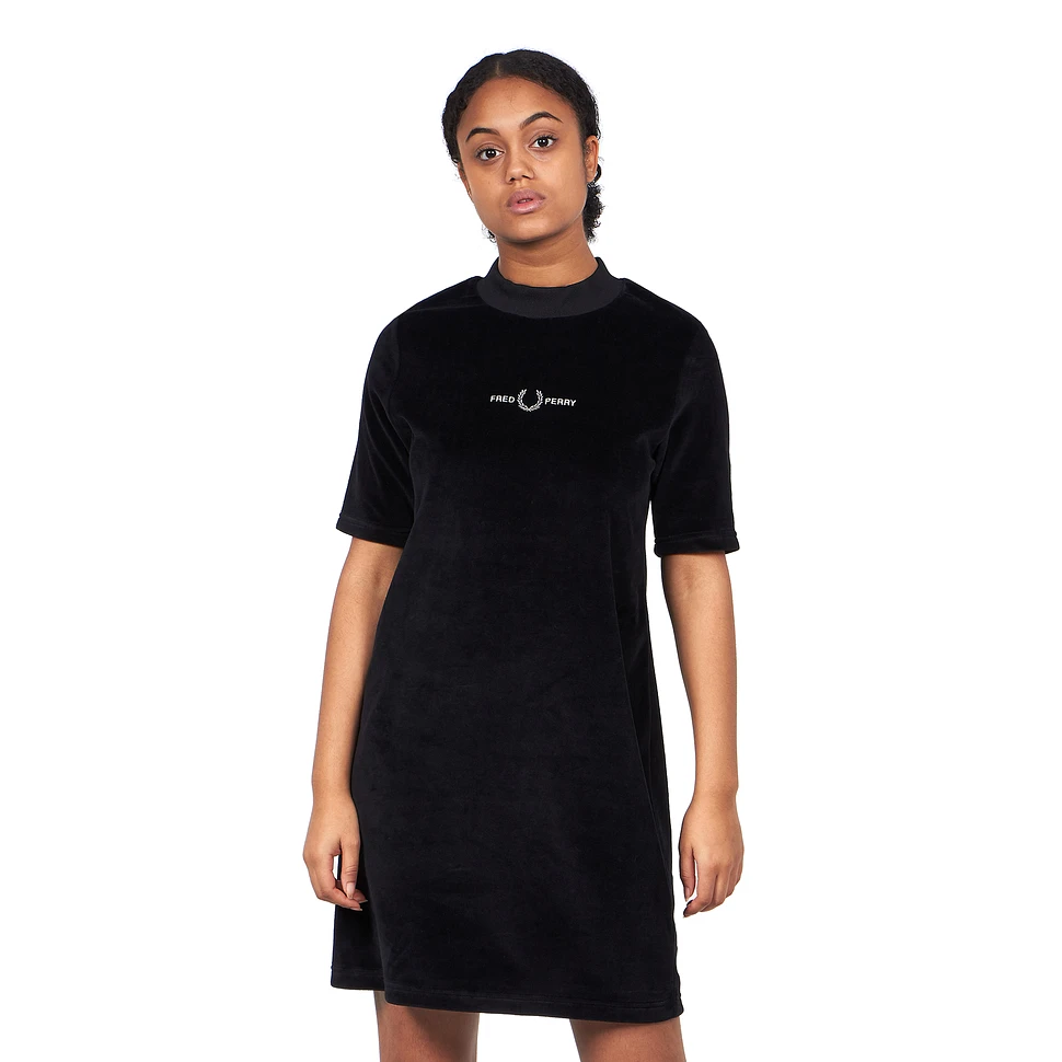Fred Perry - Velour Embroidered Dress
