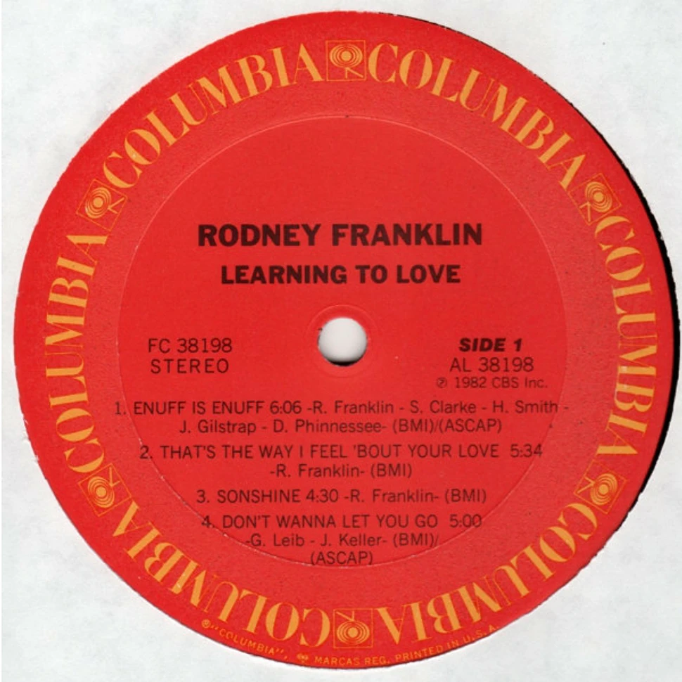 Rodney Franklin - Learning To Love