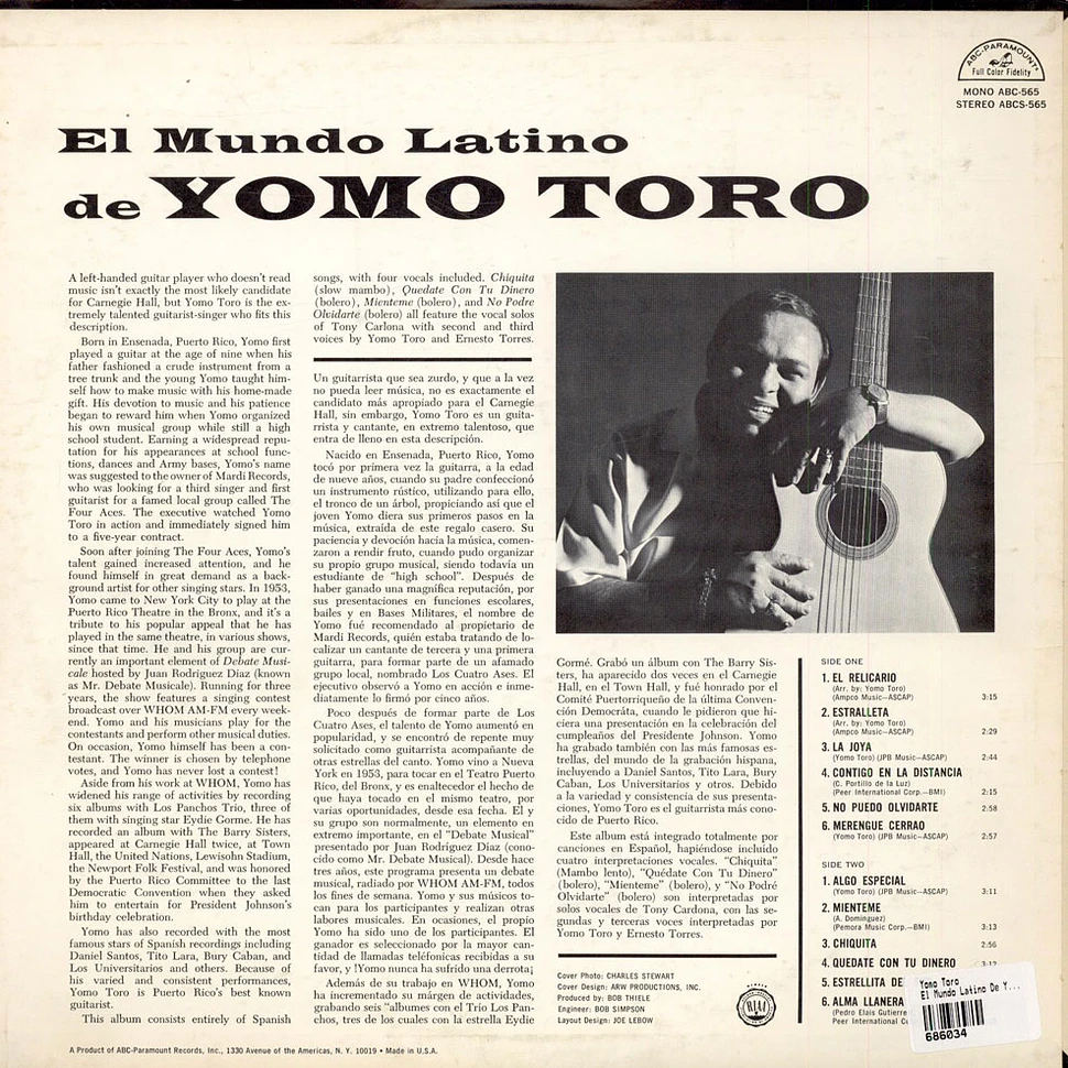Yomo Toro - El Mundo Latino De Yomo Toro