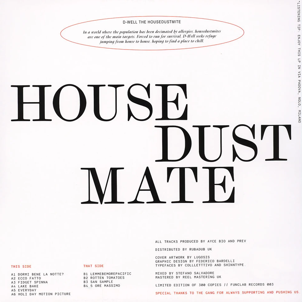 Ayce Bio And Prev - House Dust Mate