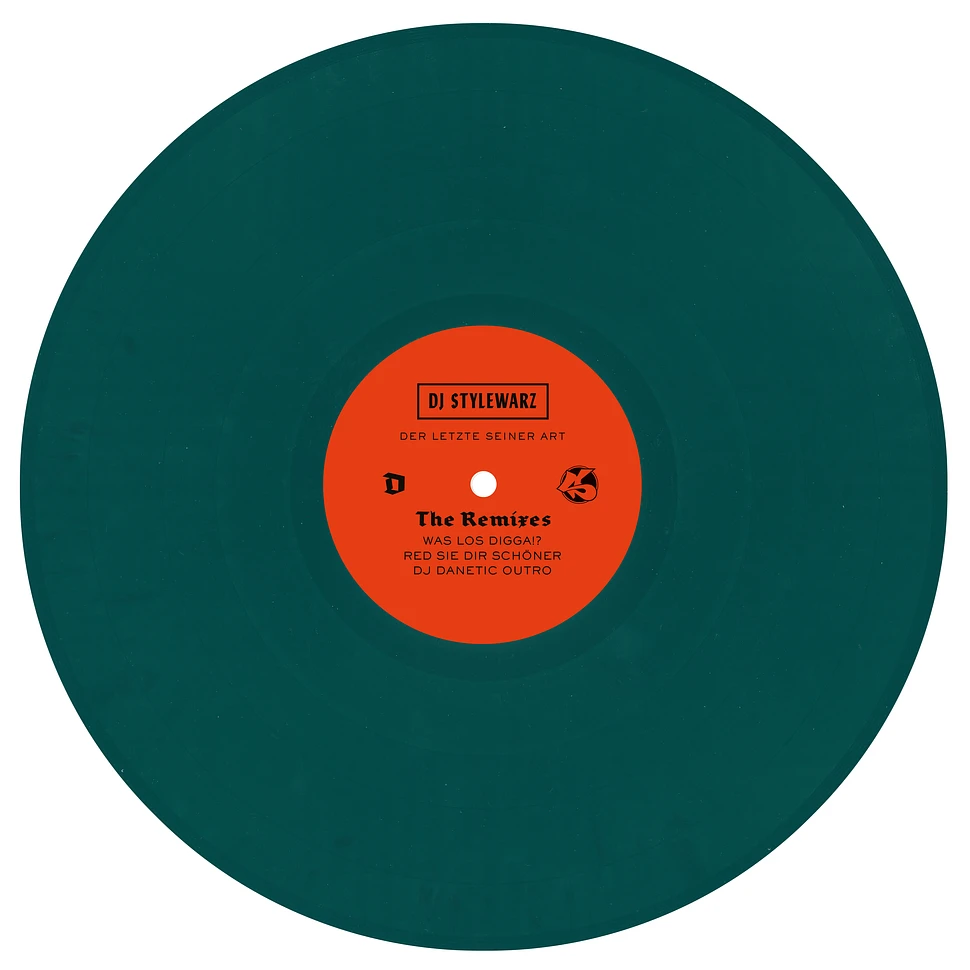 DJ Stylewarz - Der Letzte Seiner Art - The Remixes Colored Vinyl Edition