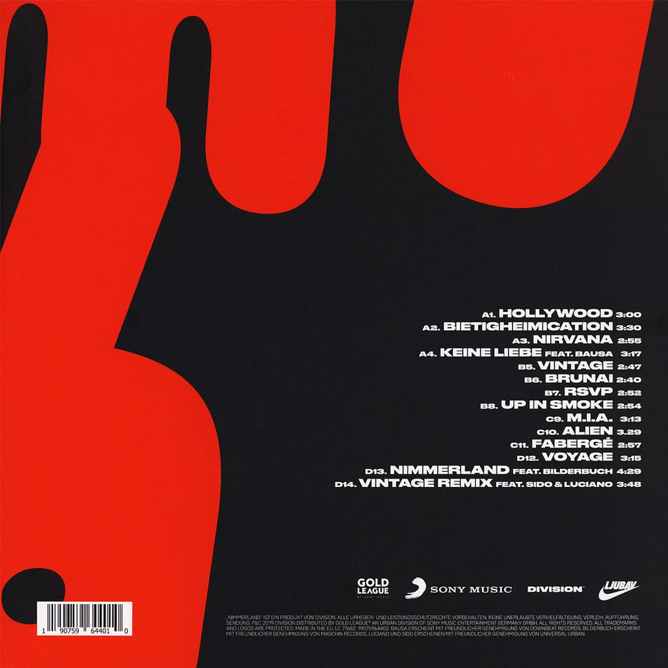 Rin - Nimmerland Red Vinyl Edition