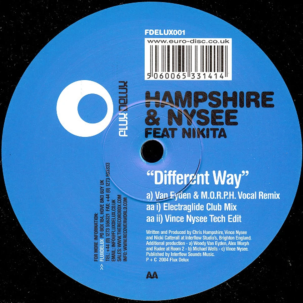 Chris Hampshire & Vince Nysse Feat Nikita - Different Way