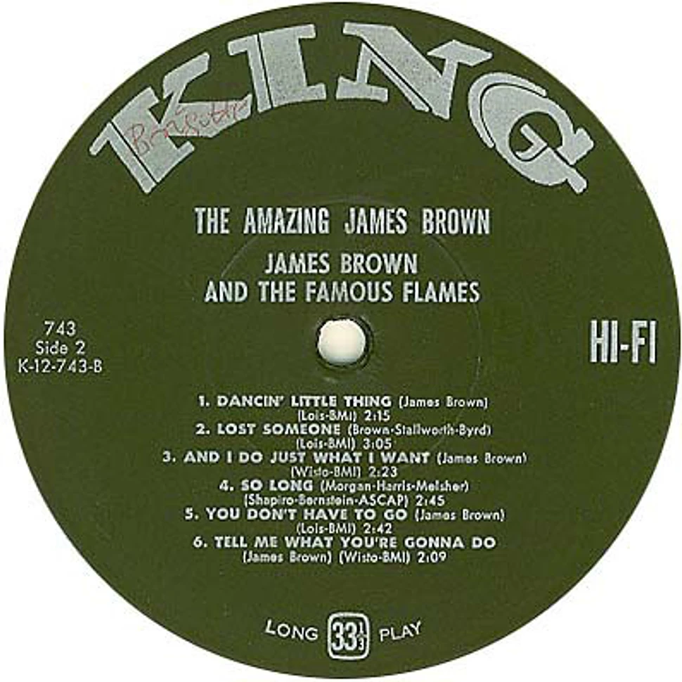 James Brown & The Famous Flames - The Always Amazing James Brown