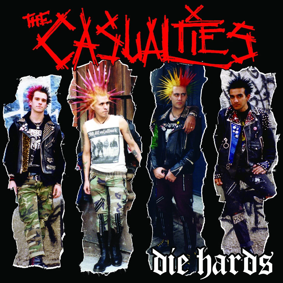 The Casualties - Die Hards Blood Red Sawblade Vinyl Edition