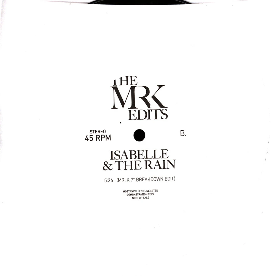 Mr. K - Pursuit Of The Pimpmobile / Isabelle & The Rain