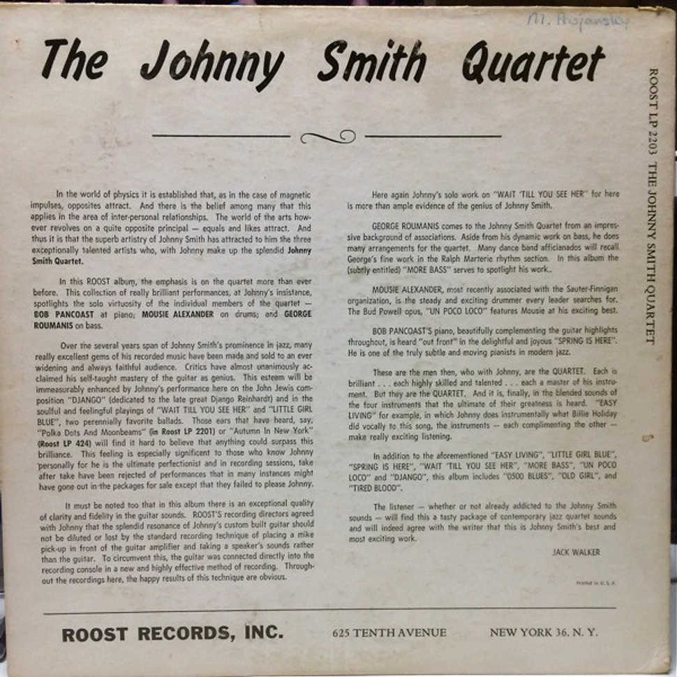 Johnny Smith Quartet - The Johnny Smith Quartet
