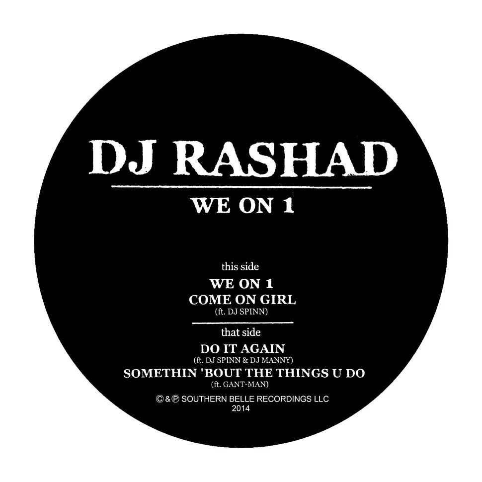 DJ Rashad - We On 1