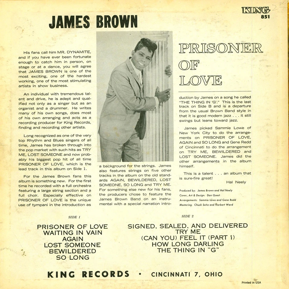 James Brown - Prisoner Of Love