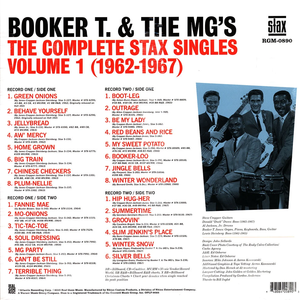 Booker T & The MG's - The Complete Stax Singles Volume 1 (1962-1967) Blue Vinyl Edition