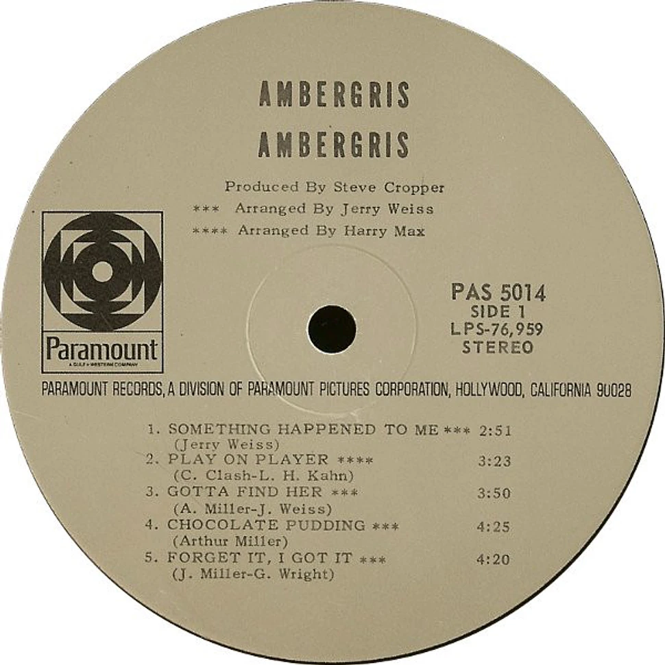 Ambergris - Ambergris