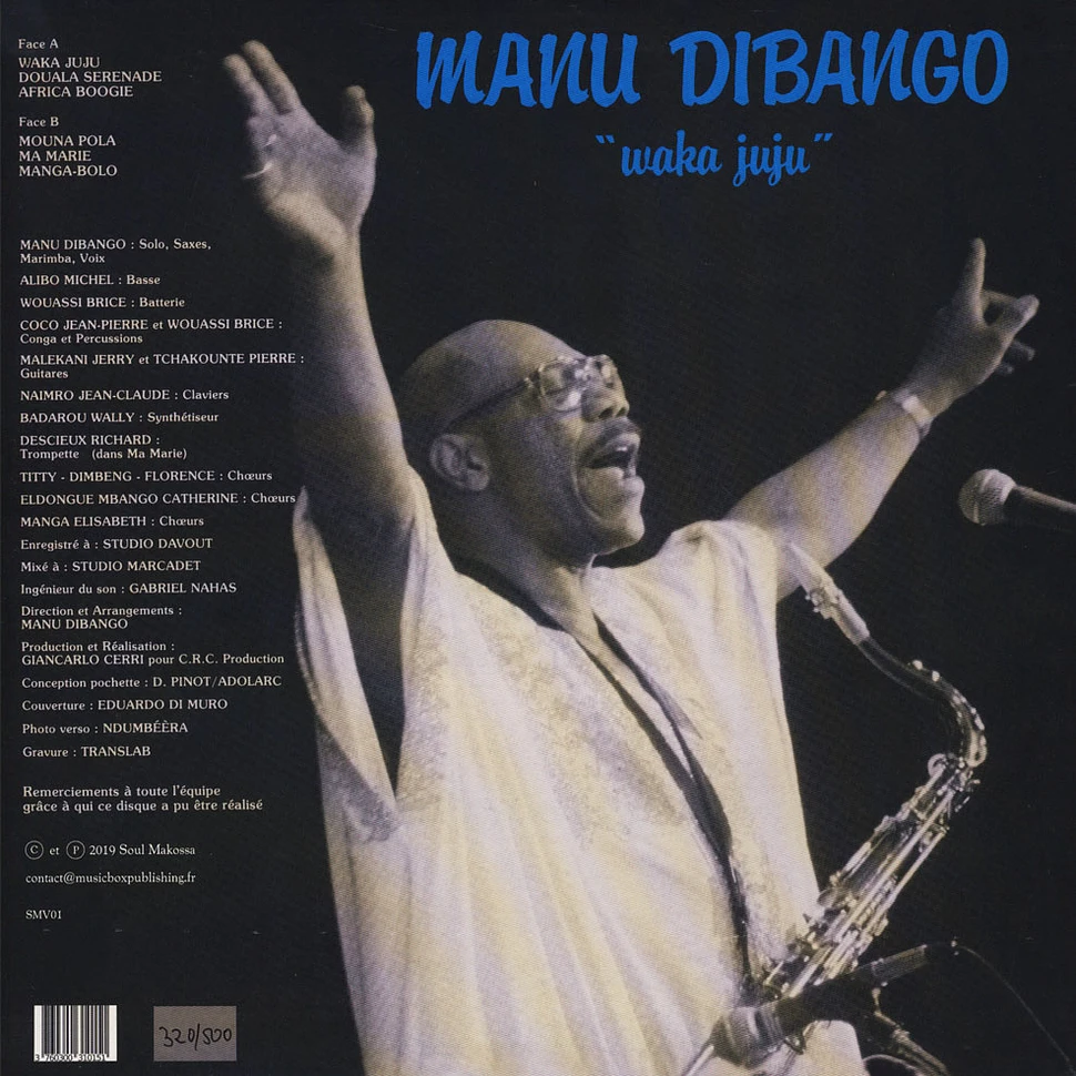 Manu Dibango - Waka Juju Colored Vinyl Edition