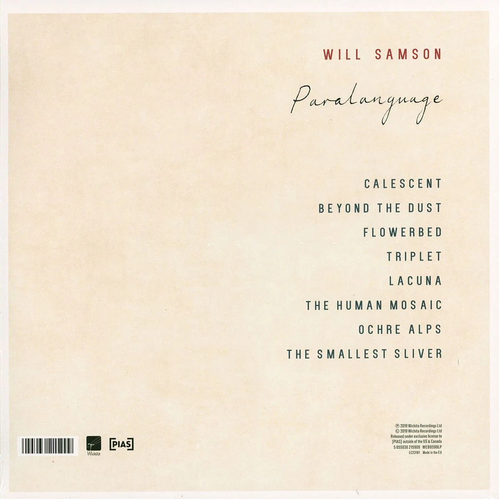 Will Samson - Paralanguage