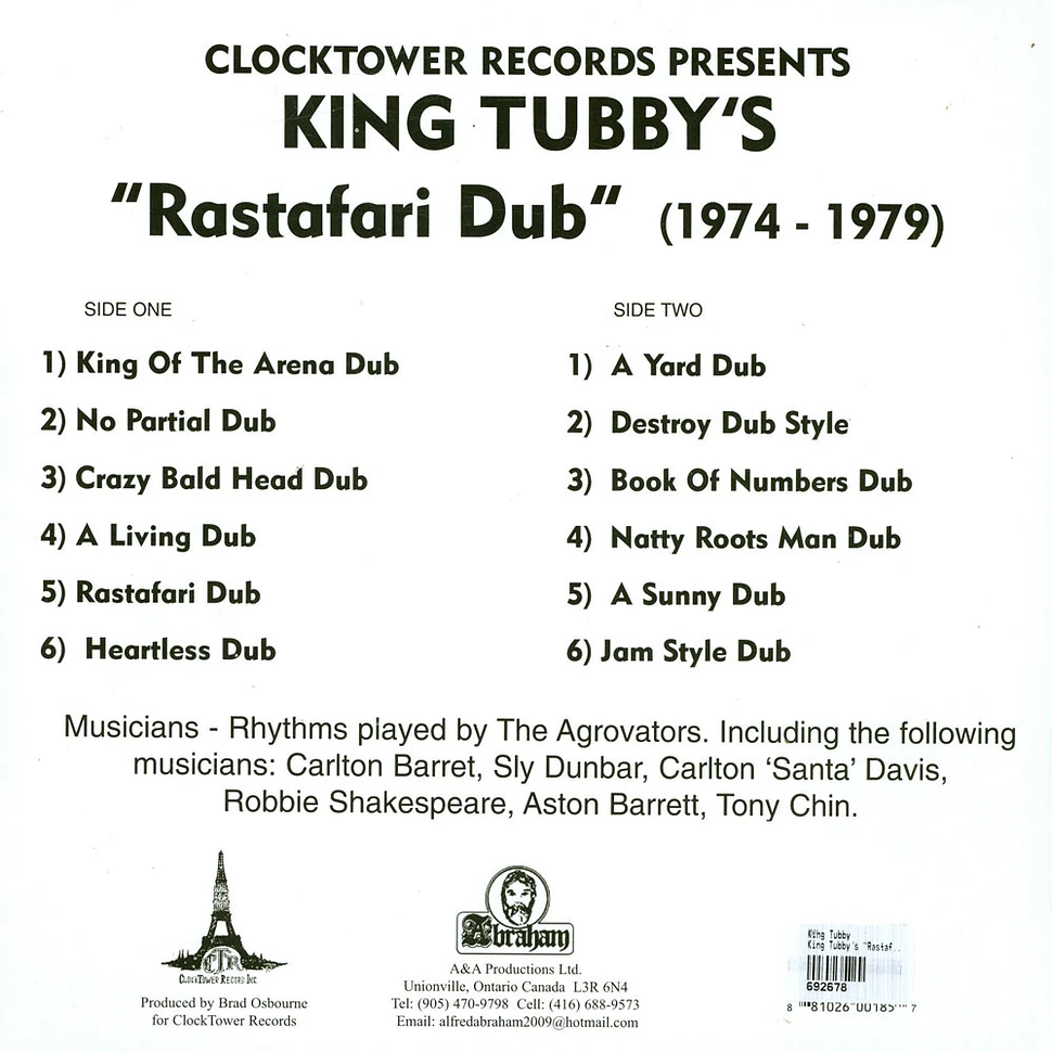 King Tubby - King Tubby's "Rastafari Dub" (1974 - 1979)