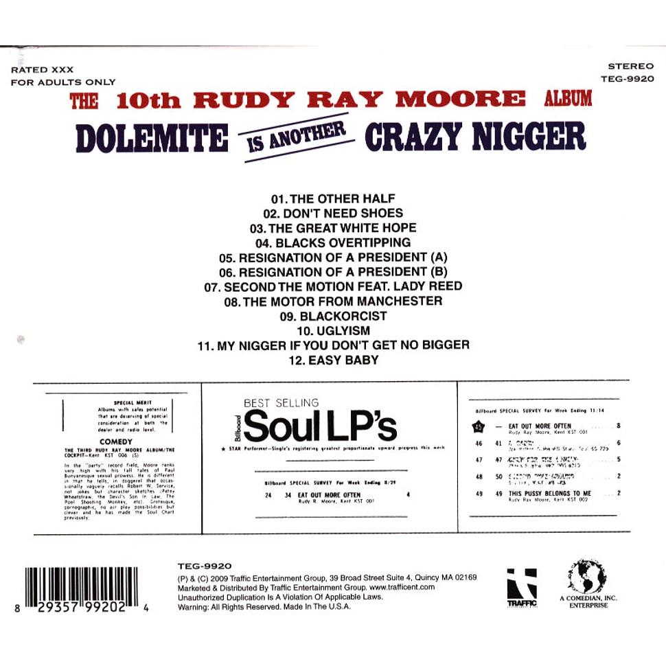 Rudy Ray Moore - Dolemite Is Another Crazy N****R