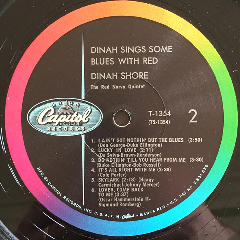 Dinah Shore - Dinah Sings Some Blues With Red