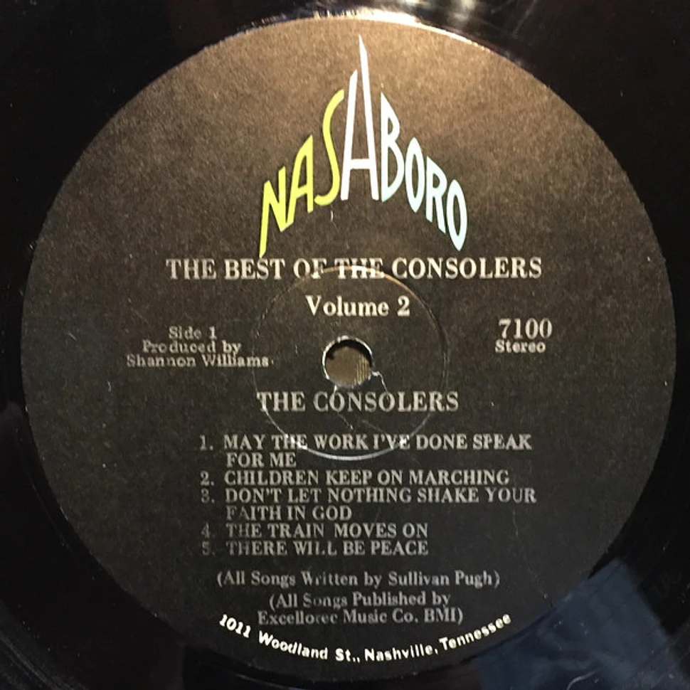 The Consolers - The Best Of The Consolers Volume 2