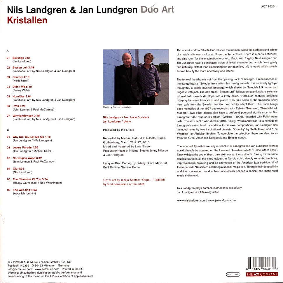 Nils Landgren & Jan Lundgren - Kristallen