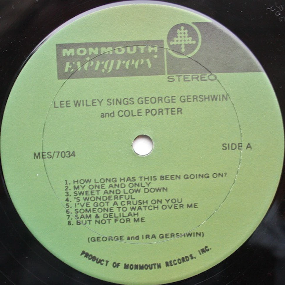 Lee Wiley - Lee Wiley Sings George Gershwin And Cole Porter