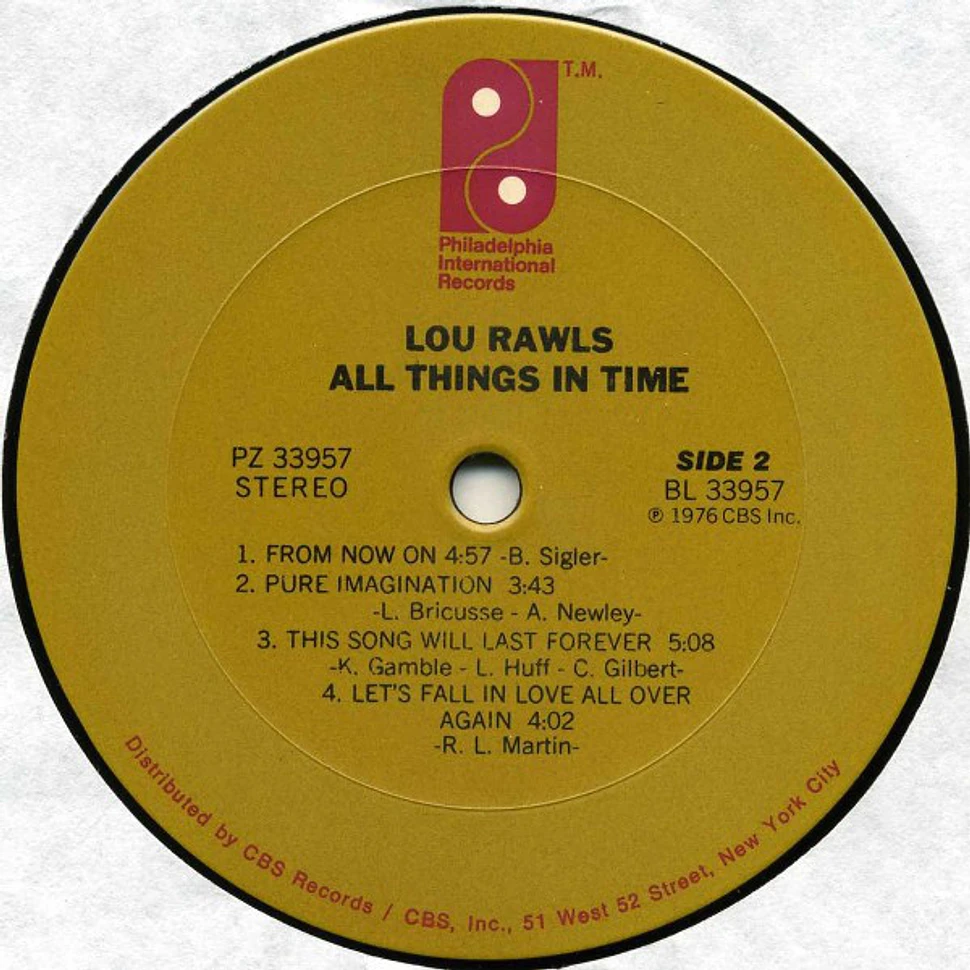 Lou Rawls - All Things In Time