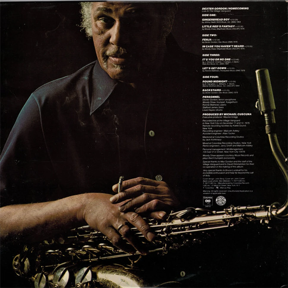 Dexter Gordon - Homecoming - Live At The Village Vanguard