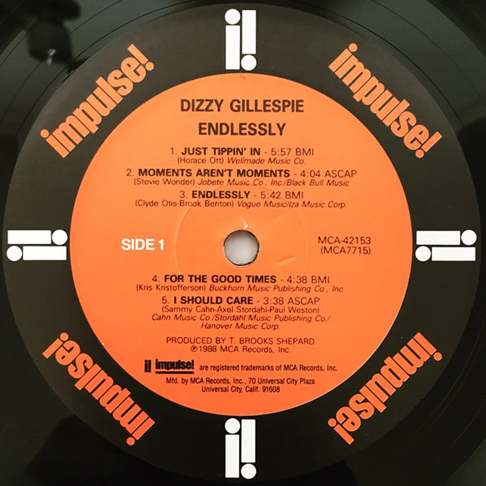 Dizzy Gillespie - Endlessly