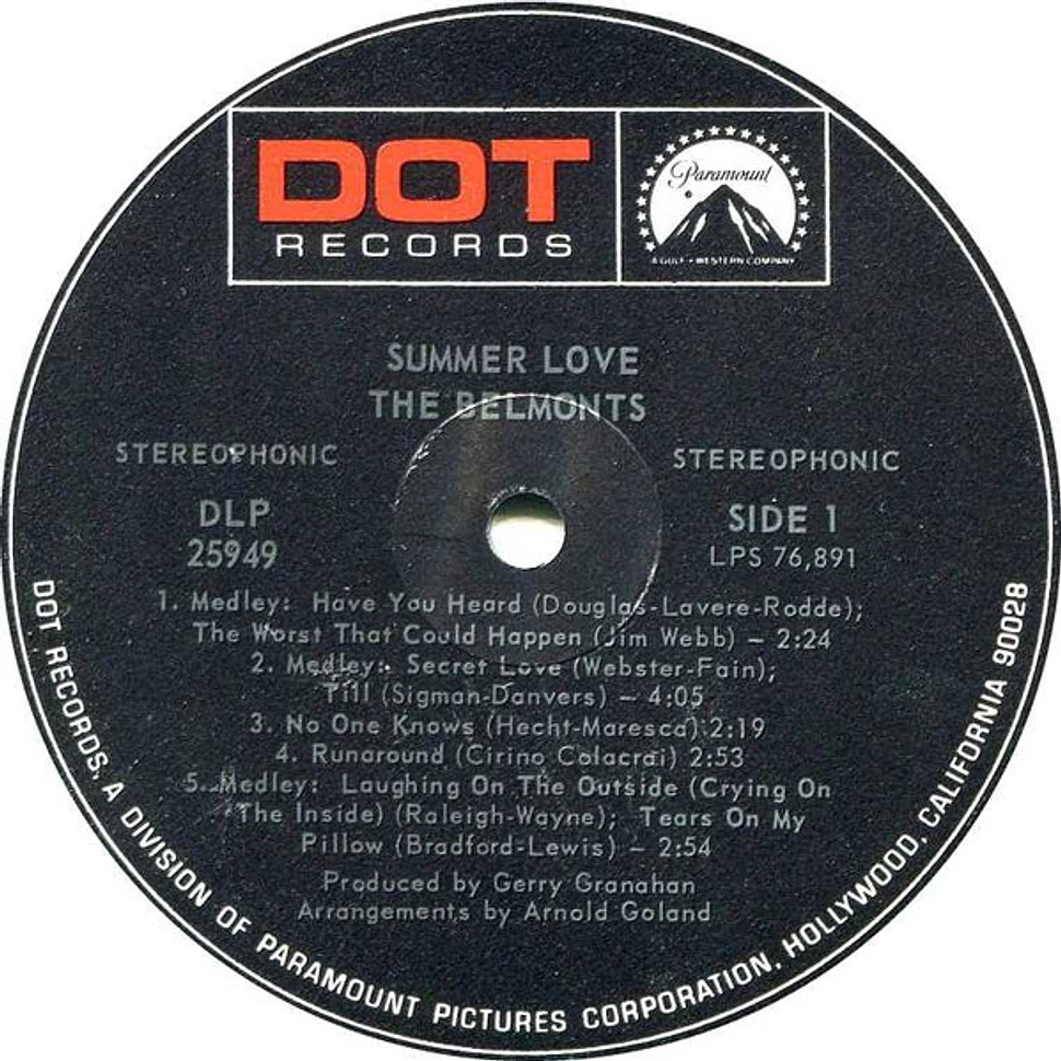 The Belmonts - Summer Love