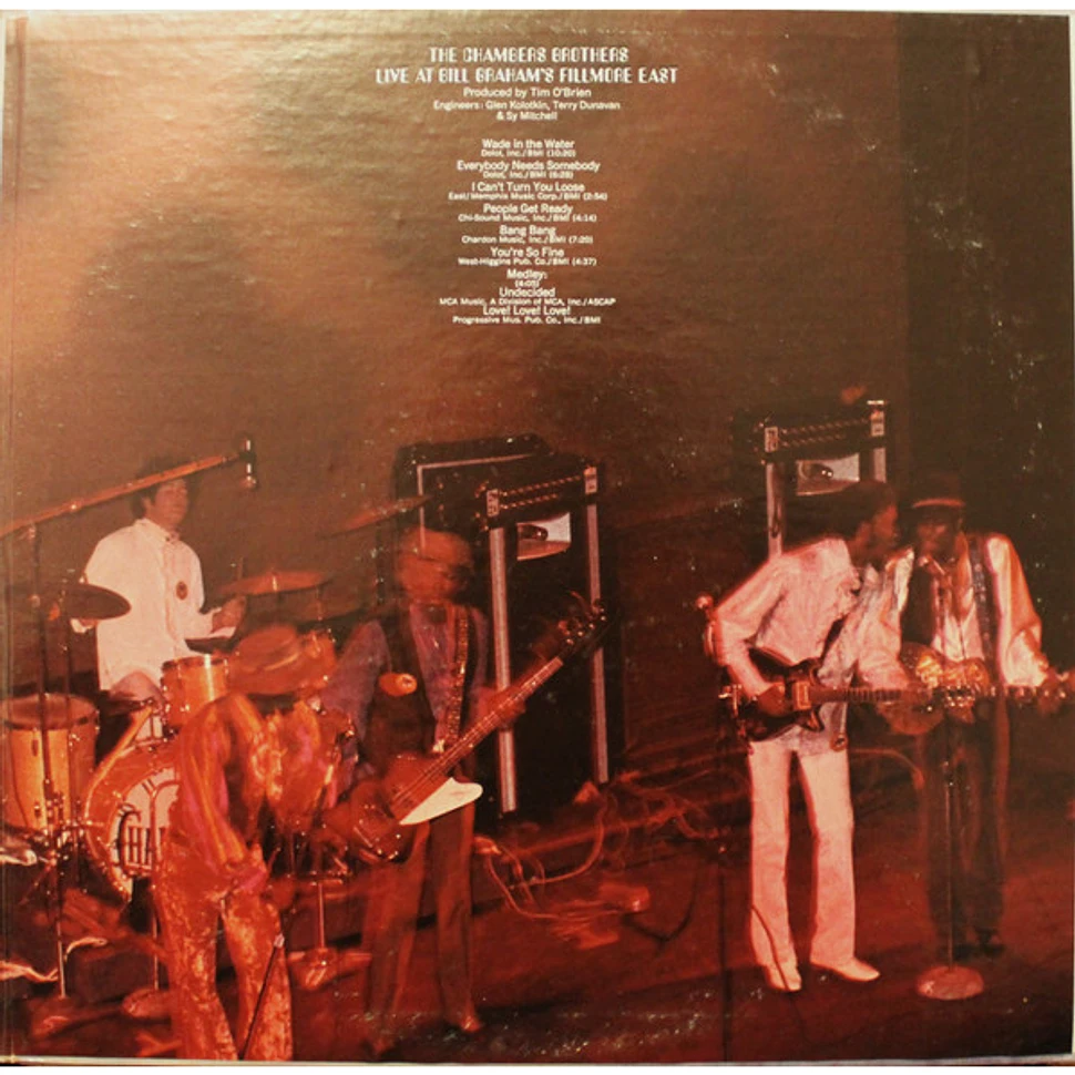 The Chambers Brothers - Love, Peace And Happiness / Live At Bill Graham's Fillmore East