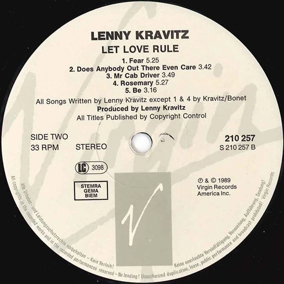 Lenny Kravitz - Let Love Rule