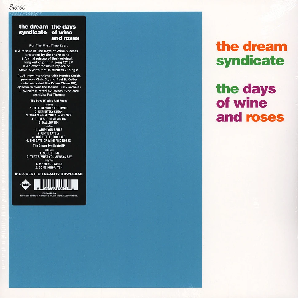 The Dream Syndicate - The Days Of Wine & Roses