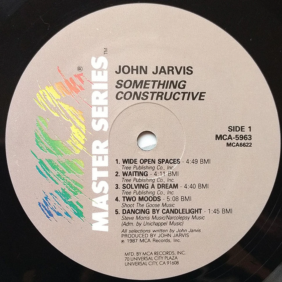 John Jarvis - Something Constructive
