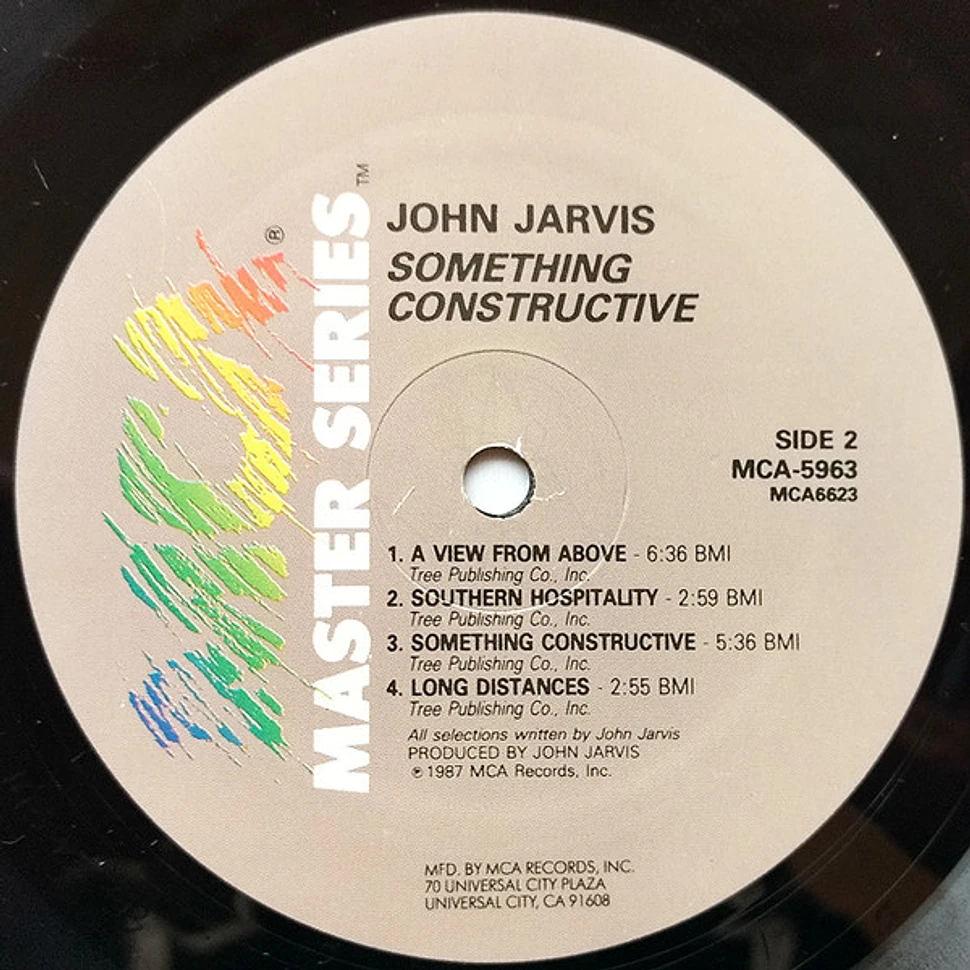 John Jarvis - Something Constructive