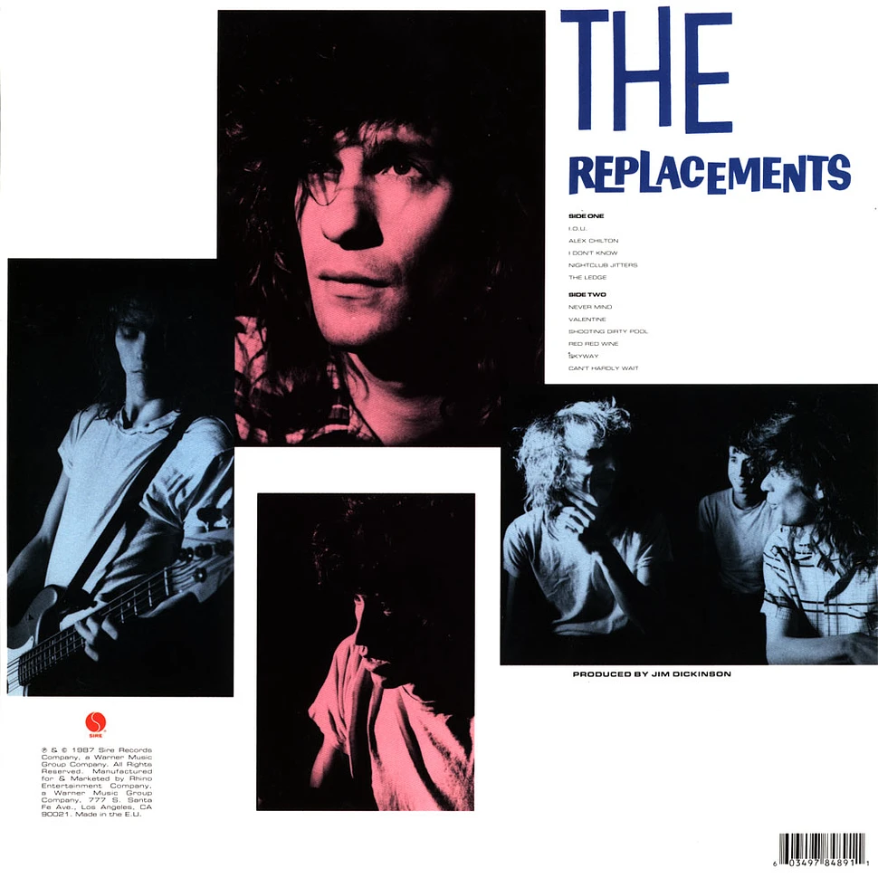 The Replacements - Pleased To Meet Me Blue Vinyl Edition