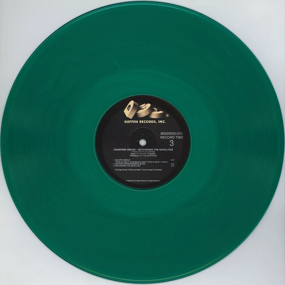 Counting Crows - Recovering The Satellites Limited Green Vinyl Edition