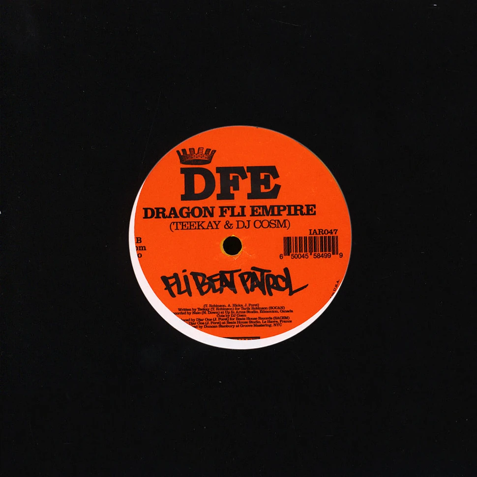 Dragon Fli Empire - Record Store / Fli Beat Patrol Yellow Vinyl Edition