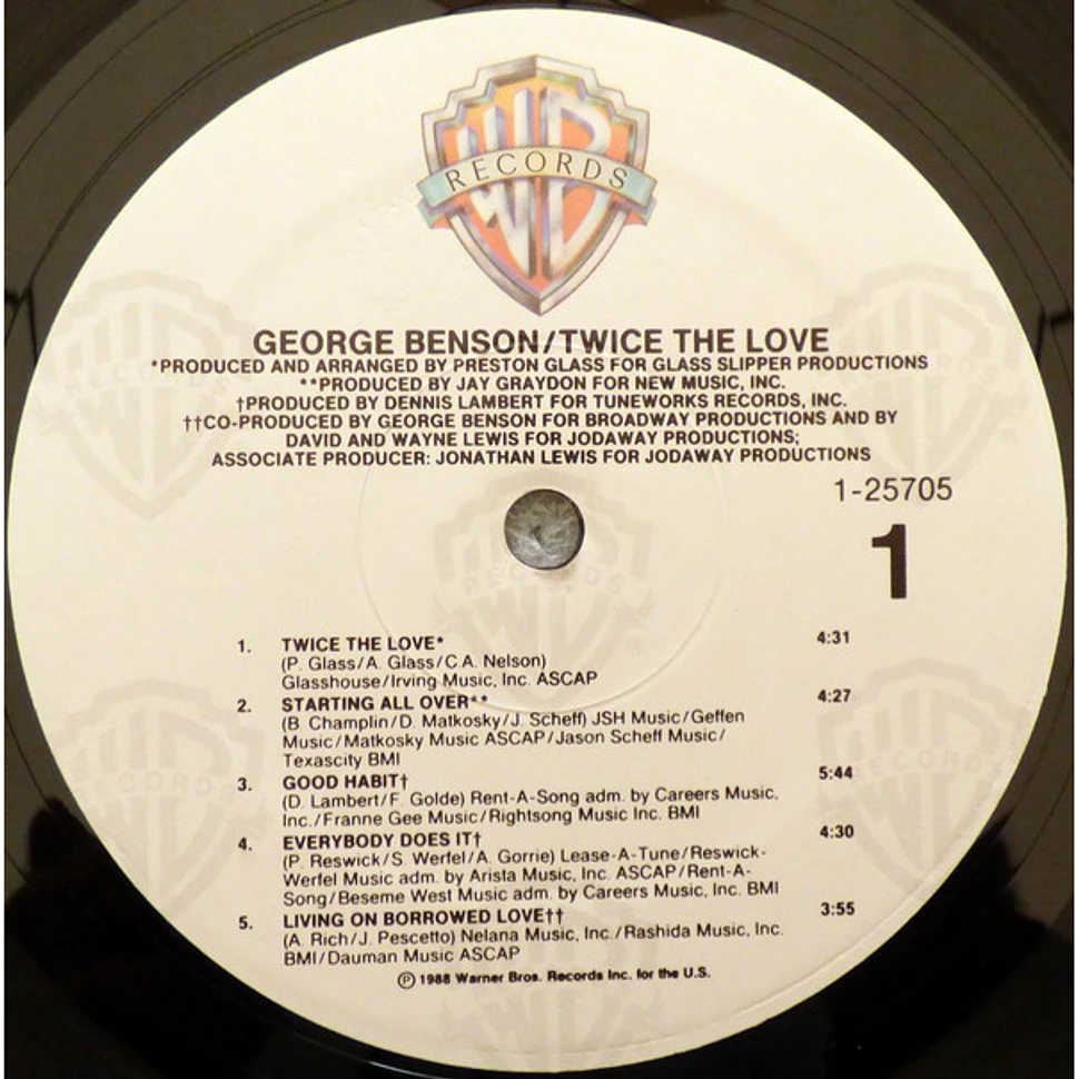 George Benson - Twice The Love