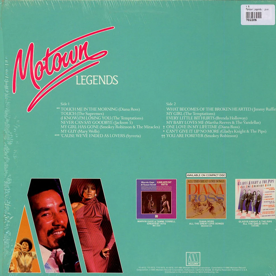 V.A. - Motown Legends: Love Songs