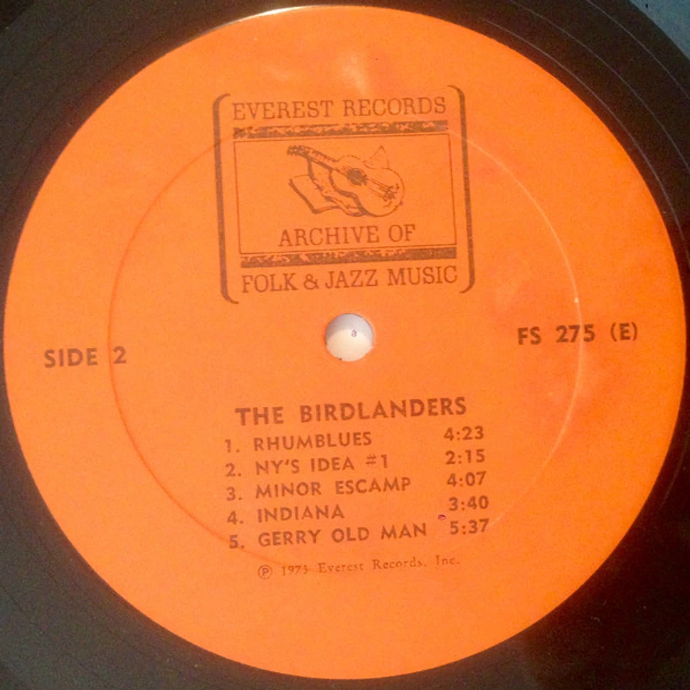The Birdlanders / J.J. Johnson, Milt Jackson, Kai Winding, Max Roach And Oscar Pettiford - The Birdlanders (Recorded In 1944)