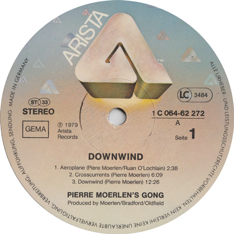 Pierre Moerlen's Gong - Downwind