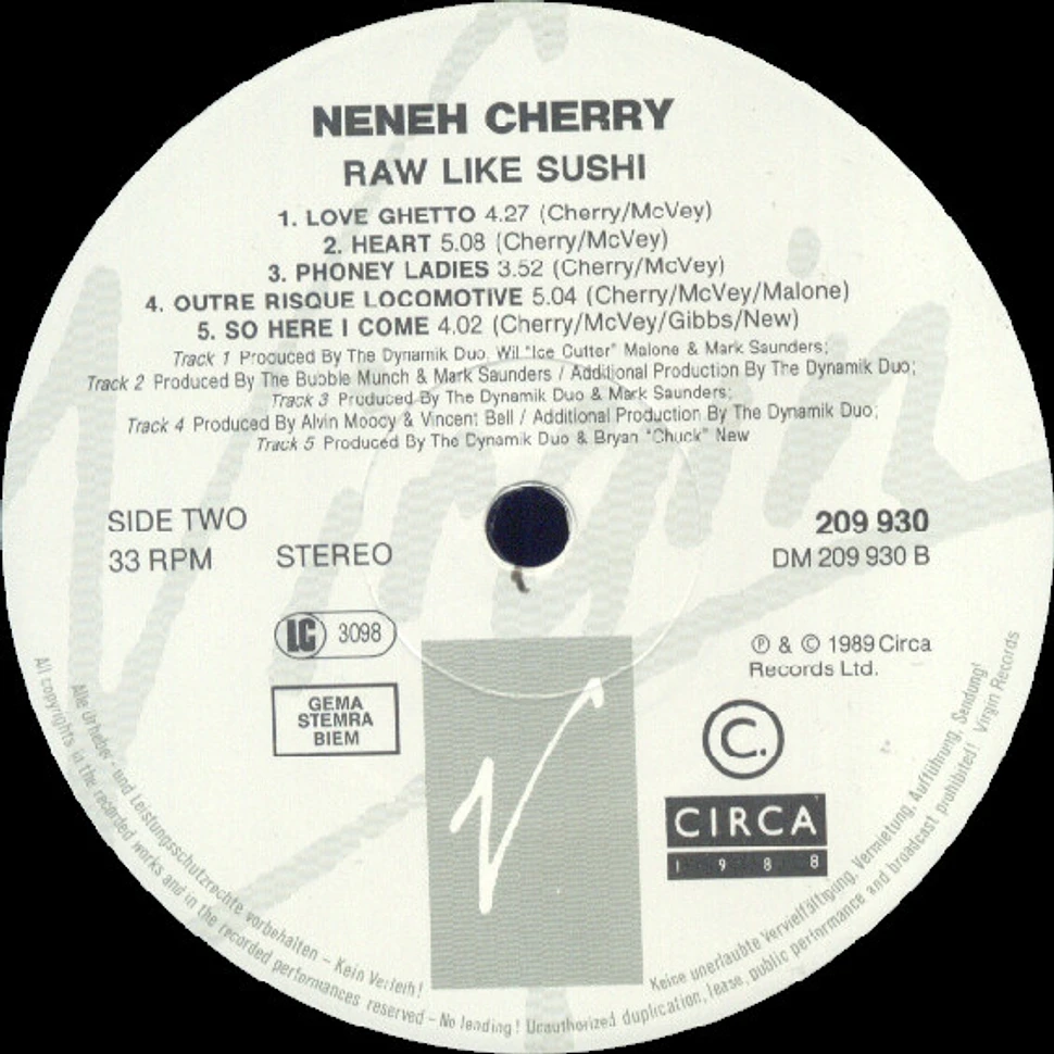 Neneh Cherry - Raw Like Sushi