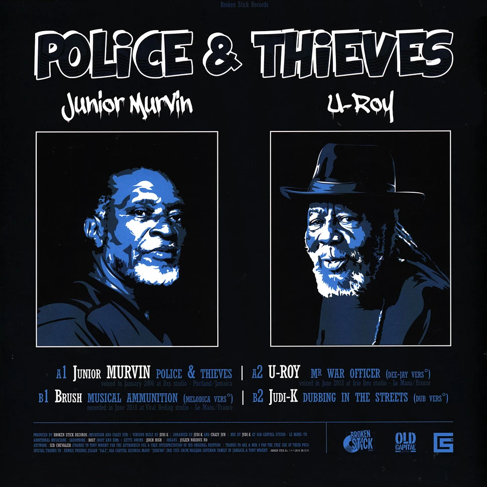 Junior Marvin/ U Roy - Police & Thieves / Mr War Officer