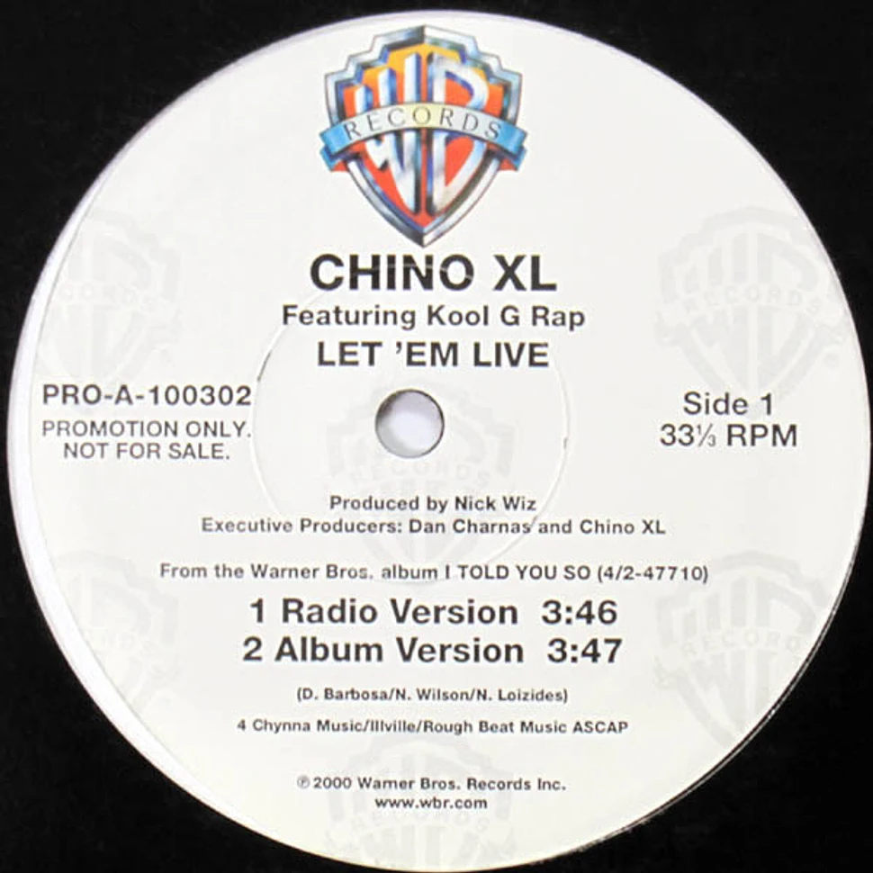 Chino XL Featuring Kool G Rap - Let 'Em Live