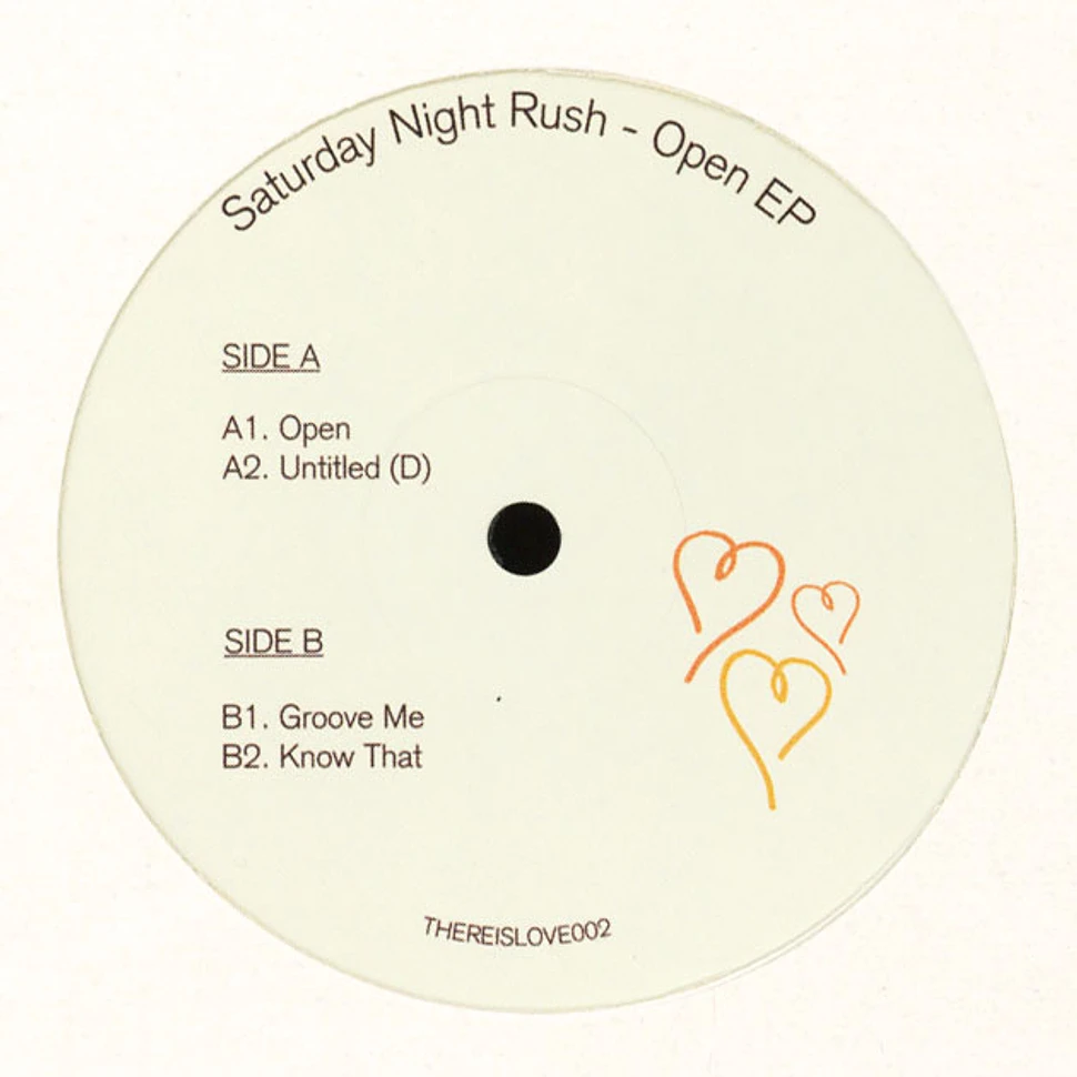 Saturday Night Rush - Open EP