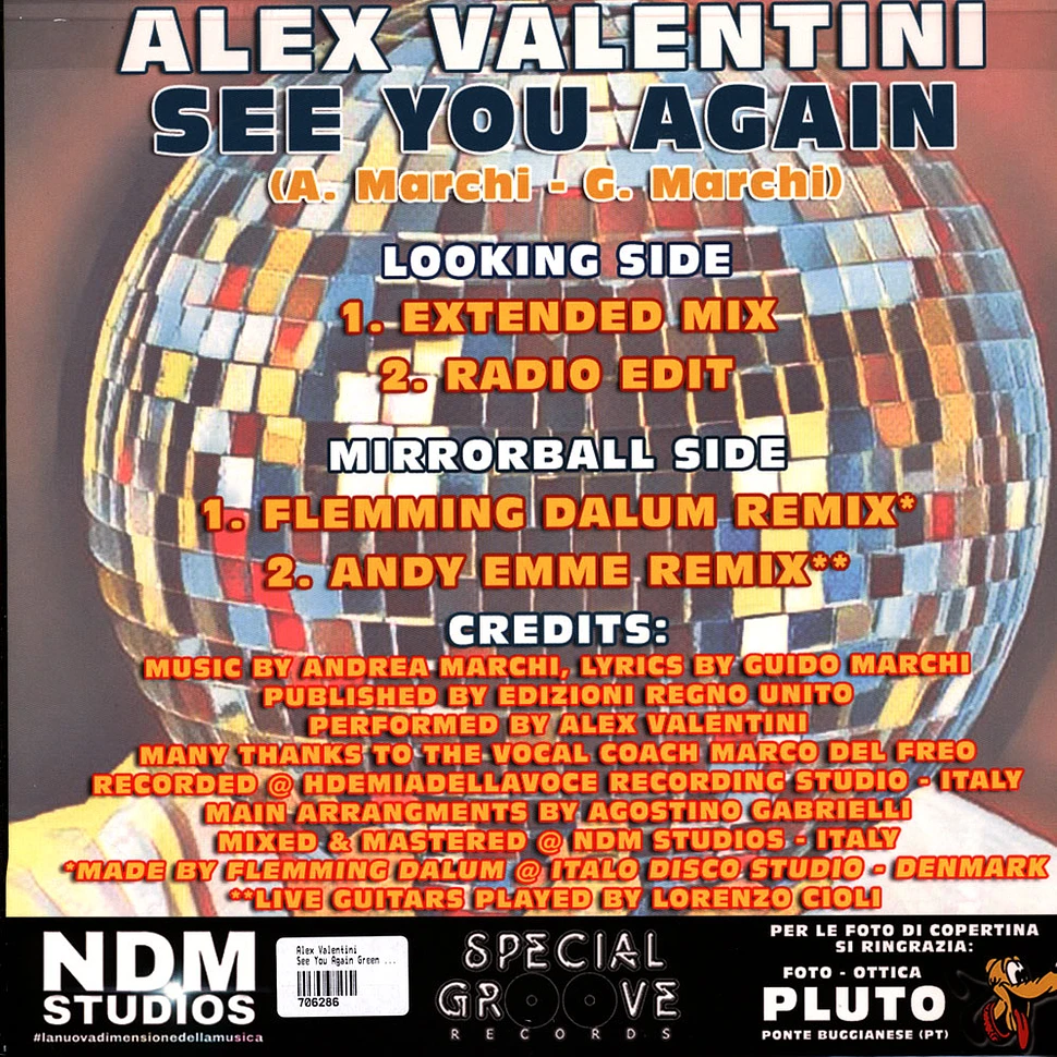 Alex Valentini - See You Again Green Vinyl Edition
