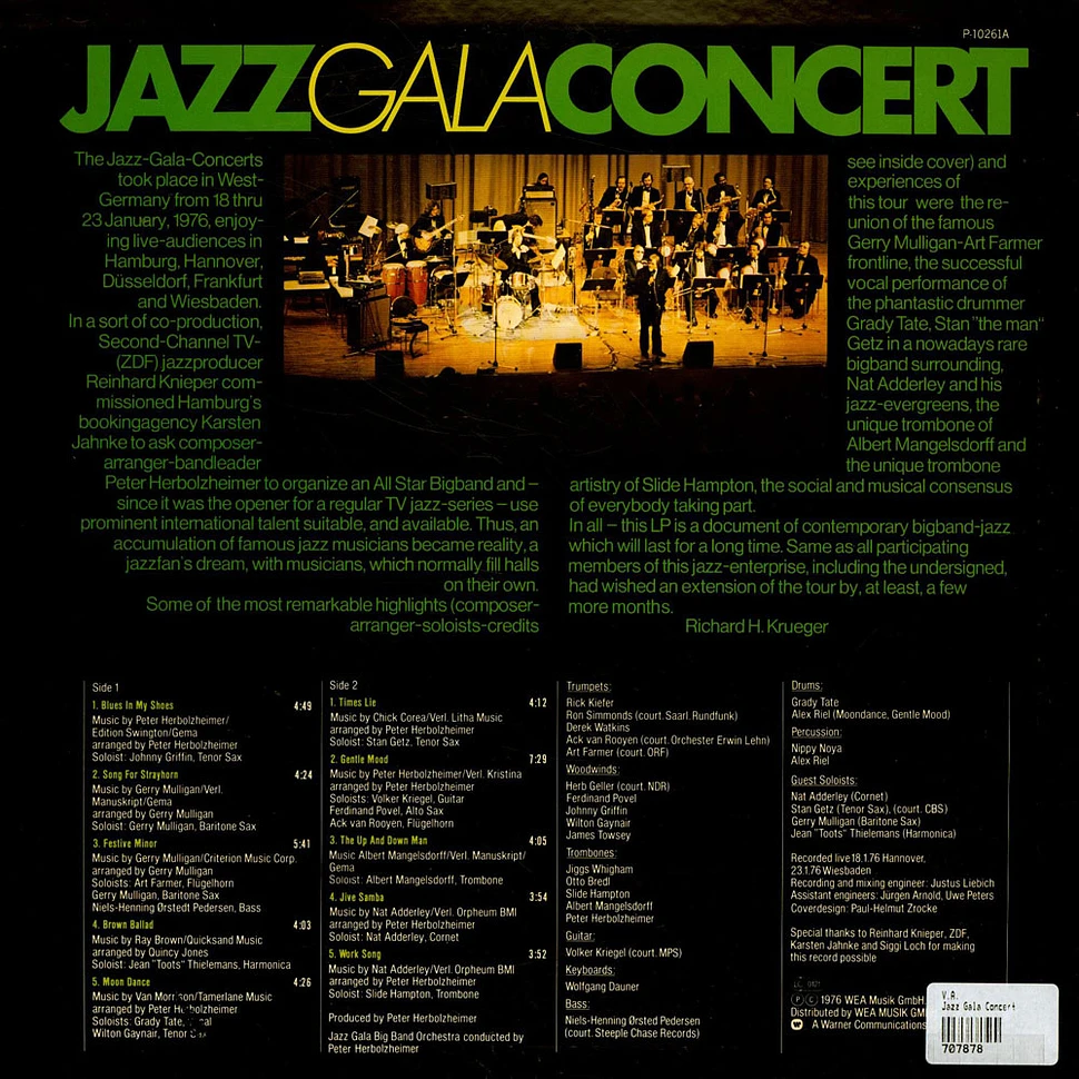 Jazz Gala Big Band Orchestra , Conducted By Peter Herbolzheimer - Jazz Gala Concert